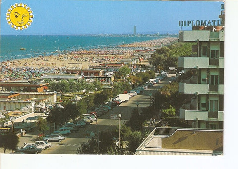 Postal 020499 : The beach, Cervia Pinarella