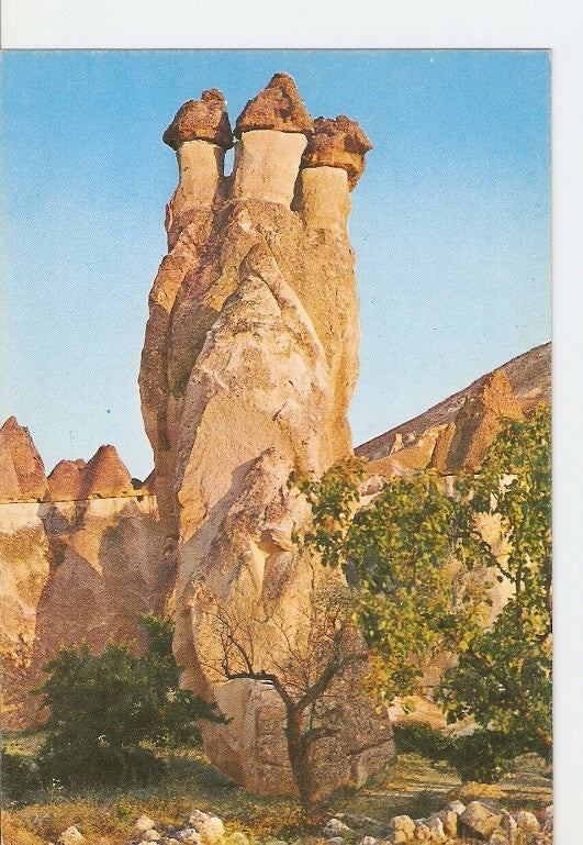 Postal 020539 : Les formations de cheminee de fee, pres de Zelve - Nevsehir (Turkey)