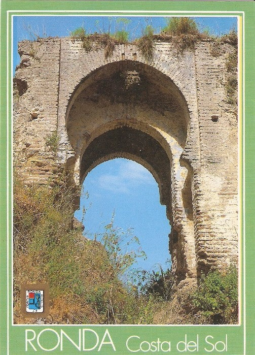 Postal 020595 : Puerta Arabe (Arco del Cristo), Ronda - Maalaga
