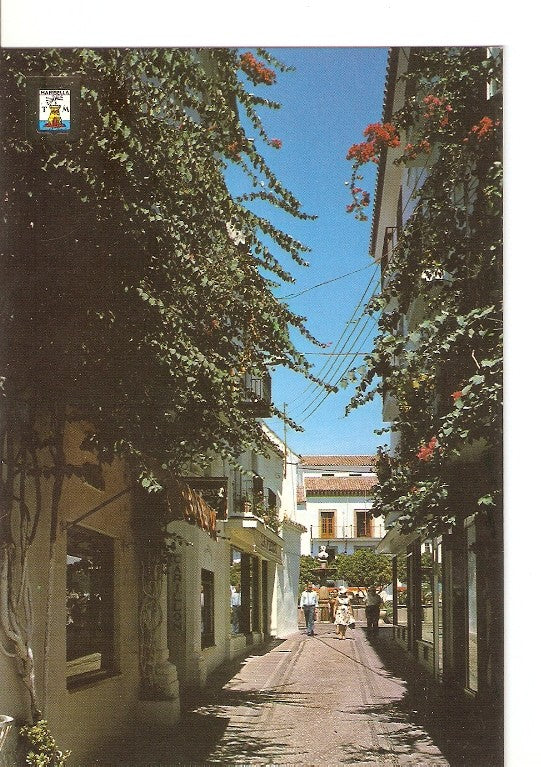 Postal 020596 : Calle tipica Marbella - Costa del Sol