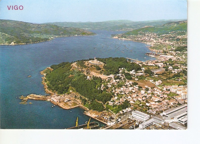 Postal 020696 : Vista aerea Vigo