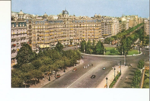 Postal 020702 : Calvo Sotelo Platz und Avenida del Generalisimo
