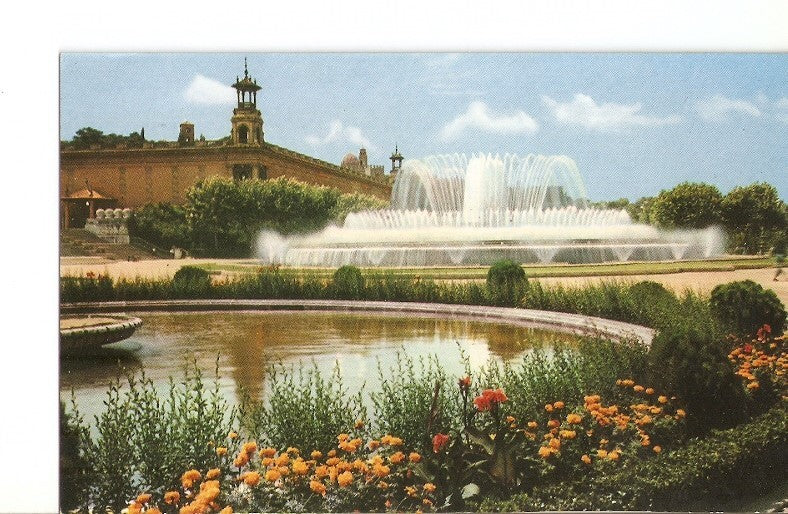 Postal 020703 : Surtidor luminoso de la Exposicion - Barcelona