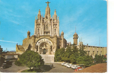 Postal 020704 : Vista y Templo del Tibidabo