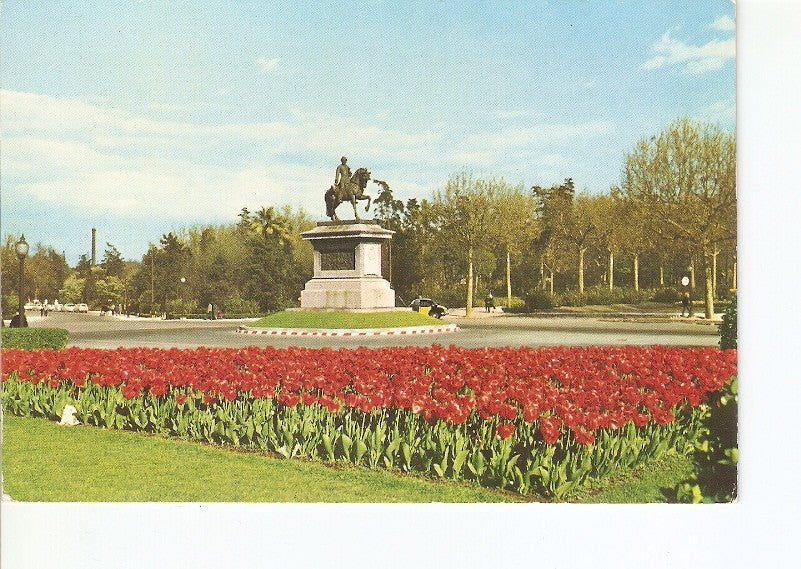 Postal 020707 : Parque de la Ciudadela, monumento al General Prim - Barcelona