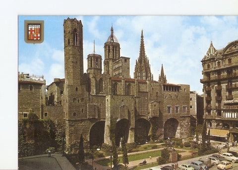 Postal 020709 : Barri Gotic. Plaça Berenguer El Grand - Barcelona