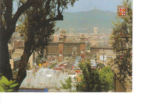 Postal 020710 : Font Lluminosa de Buïgas dins del recinte de les Fires - barcelona