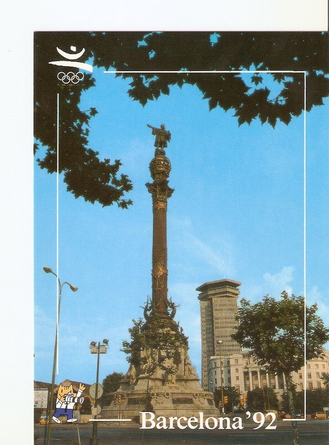 Postal 020719 : Colon. Aquell home. Coleccion Olimpica Barcelona 92