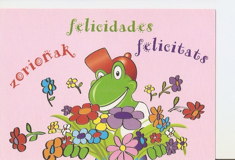 Postal 020721 : Tarjeta felicidades