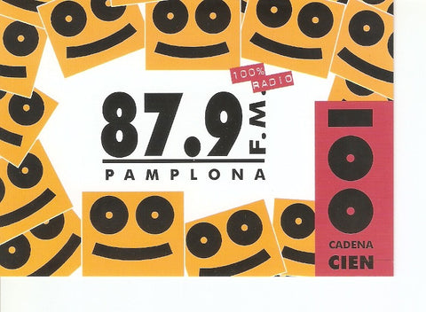 Postal 020723 : Cadena 100. 879 F.M. Pamplona