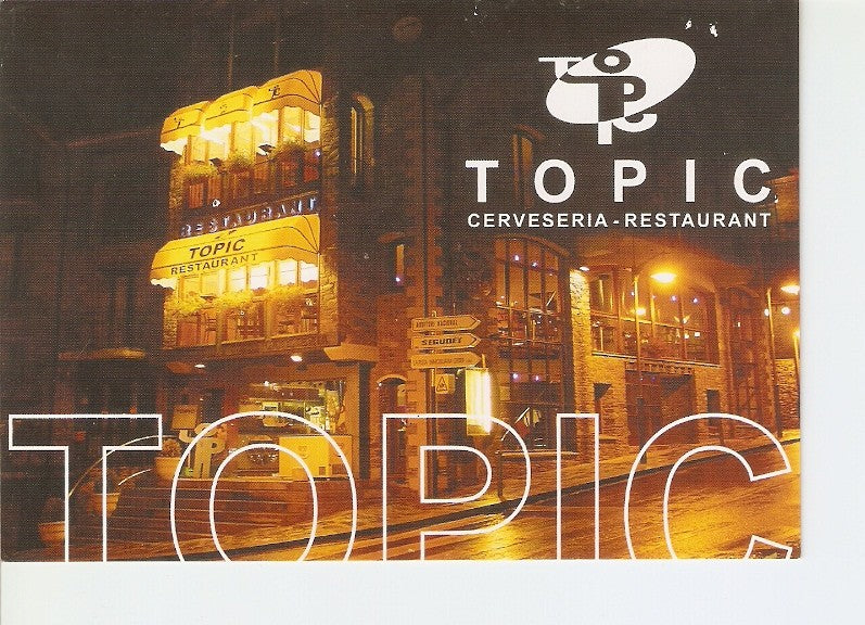 Postal 020729 : Topic Cerveseria - restaurant