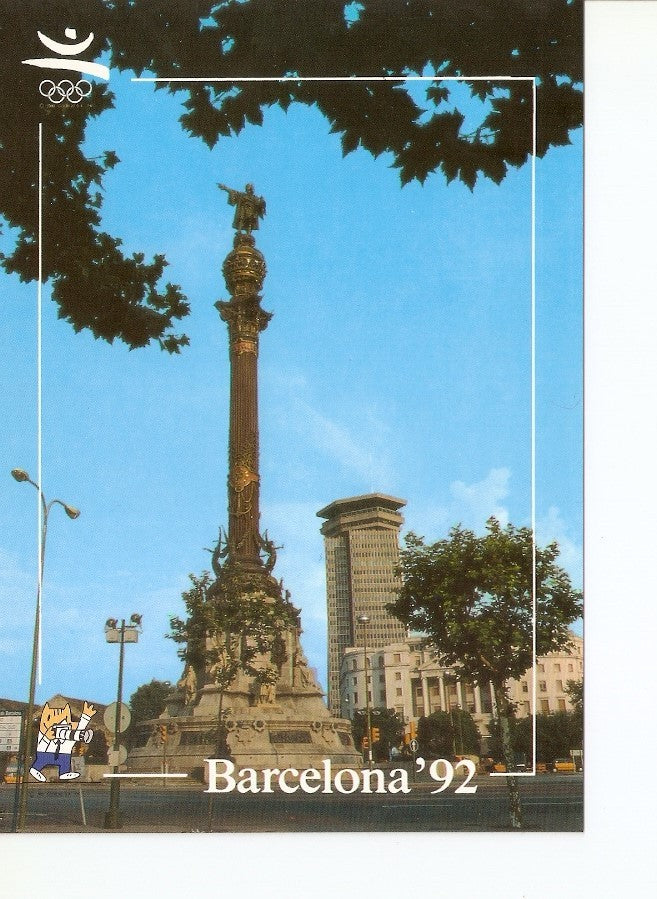 Postal 020737 : Colon. Aquell home. Coleccion Olimpica Barcelona 96