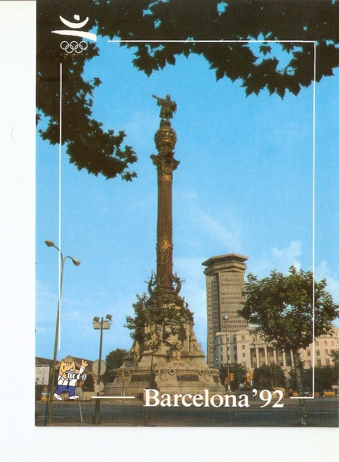 Postal 020738 : Colon. Aquell home. Coleccion Olimpica Barcelona 97