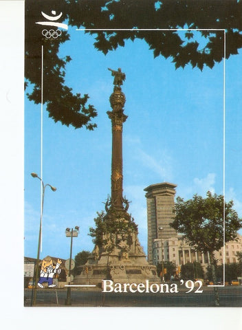 Postal 020740 : Colon. Aquell home. Coleccion Olimpica Barcelona 99