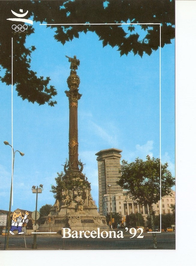 Postal 020741 : Colon. Aquell home. Coleccion Olimpica Barcelona 100