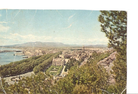 Postal 020762 : Ayuntamiento y Parque - Malaga