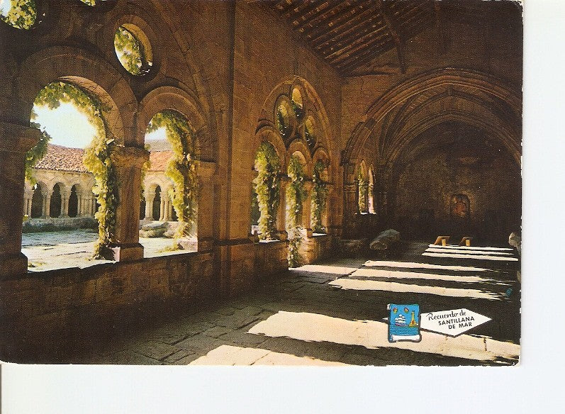 Postal 020782 : Colegiata Claustro, santillana de Mar
