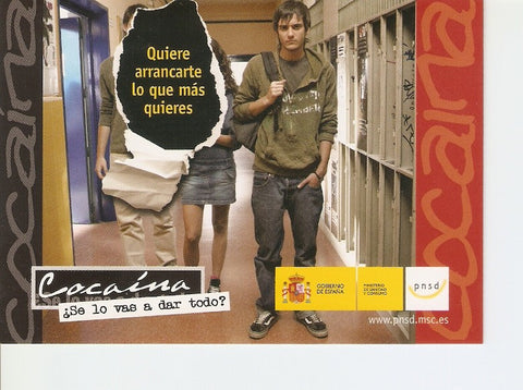 Postal 020803 : Campaña contra las drogas