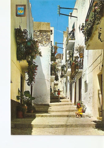 Postal 020812 : Calle tipica, Peñiscola - Castellon