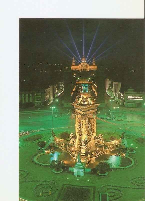 Postal 020819 : Plaza España en Barcelona