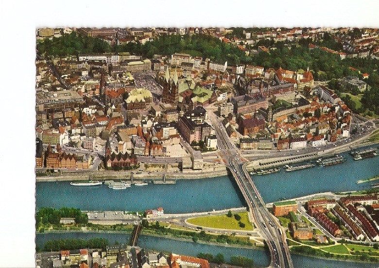Postal 020846 : City mit Dom und Weser. Bremen