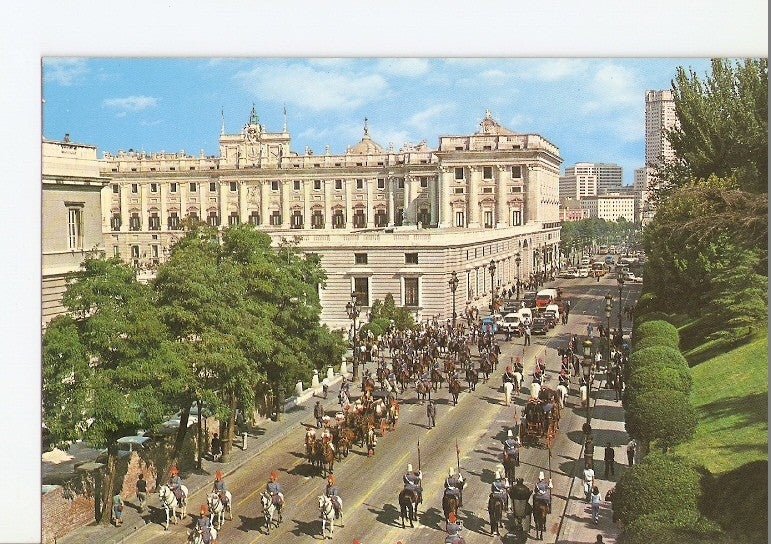 Postal 020879 : Calle Bailen y Palacio Real - Madrid