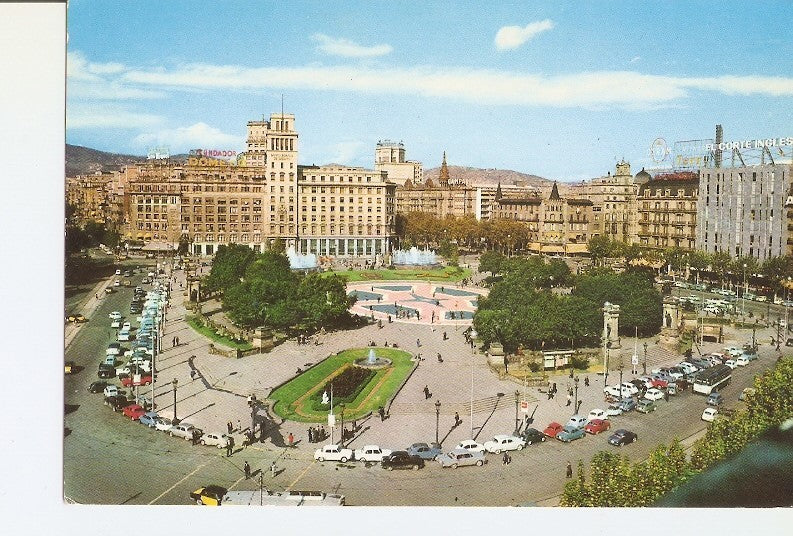 Postal 020881 : Plaza Cataluña - Barcelona