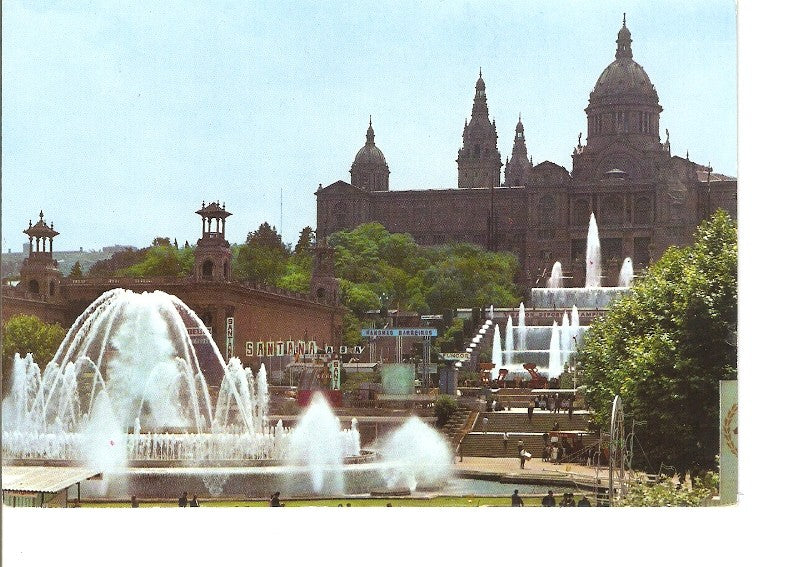 Postal 020886 : Parque de Montjuic - Barcelona