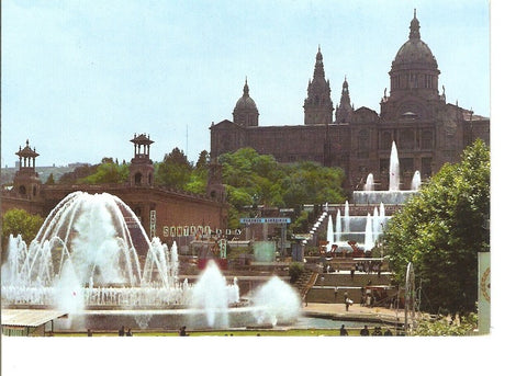 Postal 020886 : Parque de Montjuic - Barcelona