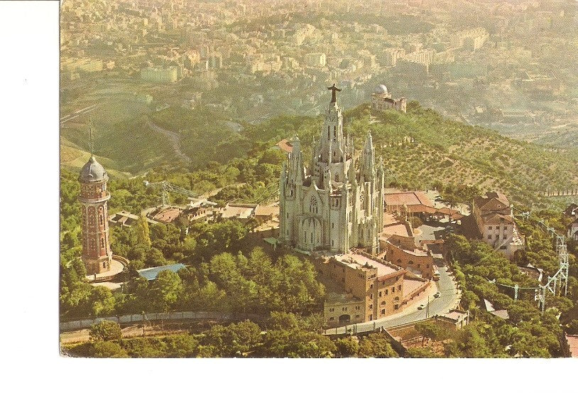 Postal 020887 : Basilica Nacional Expiatoria del Sagrado Corazon - Barcelona
