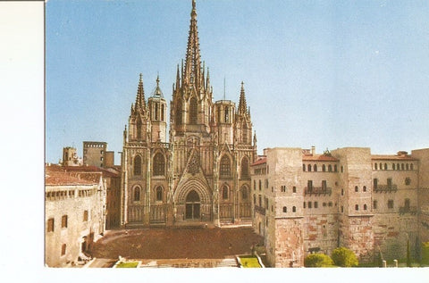 Postal 020890 : Iglesia Catedral - Barcelona
