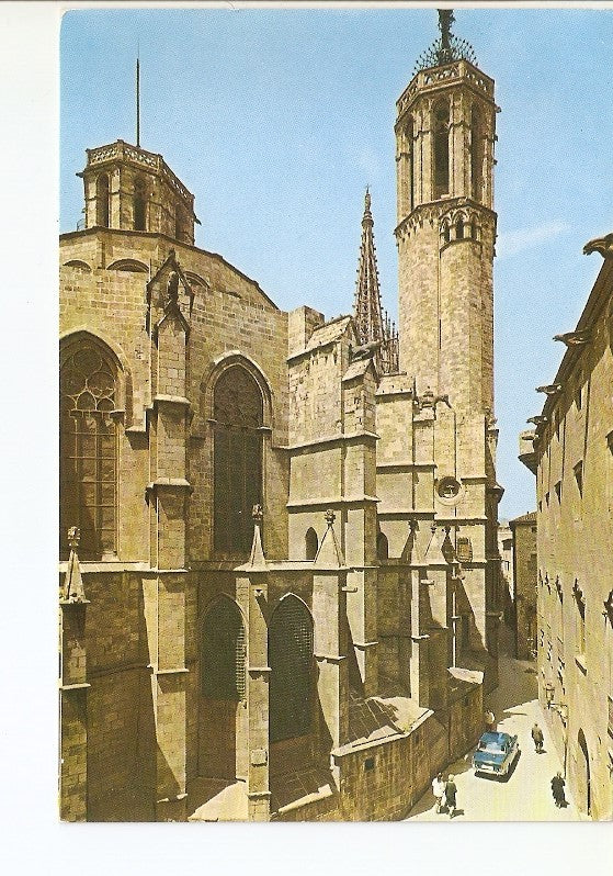 Postal 020957 : Abside de la Catedral. Barrio Gotico - Barcelona