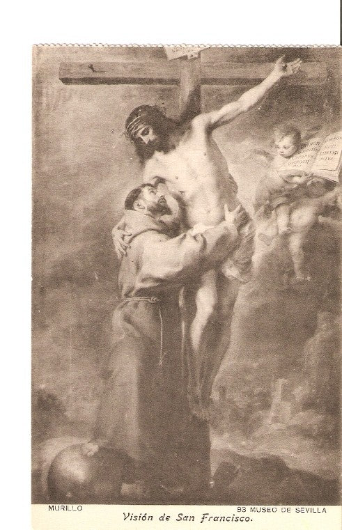 Postal 020979 : Vision de San Francisco, Murillo - Sevilla