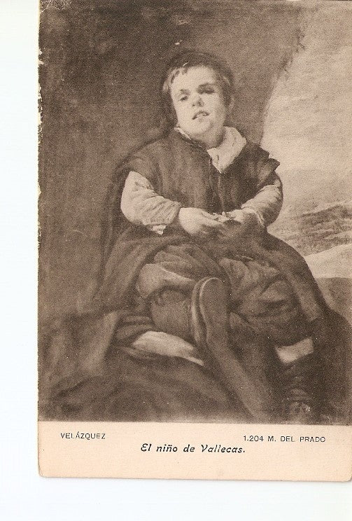 Postal 020981 : El niño de Vallecas, Velazquez. Museo del Prado