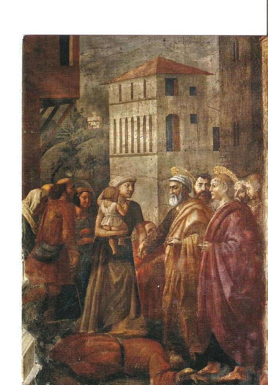 Postal 021038 : St. Peter distributes alms - Firenze