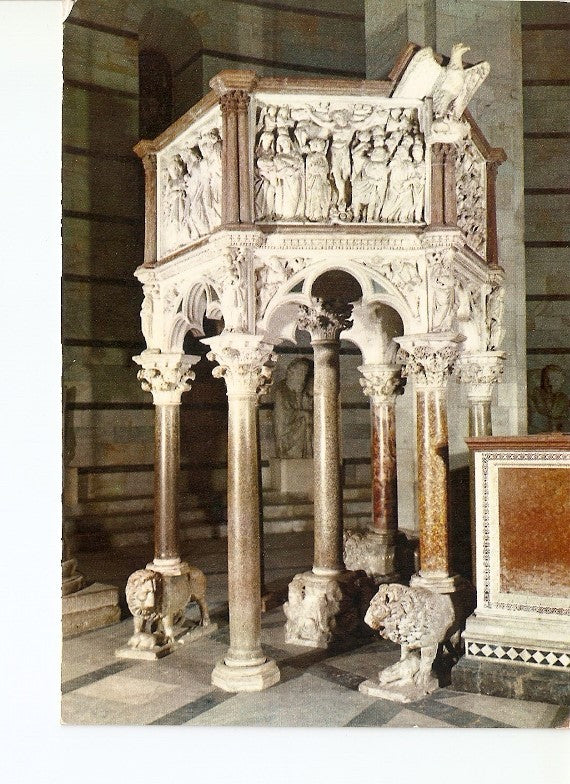 Postal 021040 : Pulpito, Battistero - Pisa