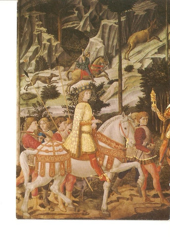 Postal 021062 : The journay of the wise men, Benozzo Gozzoli