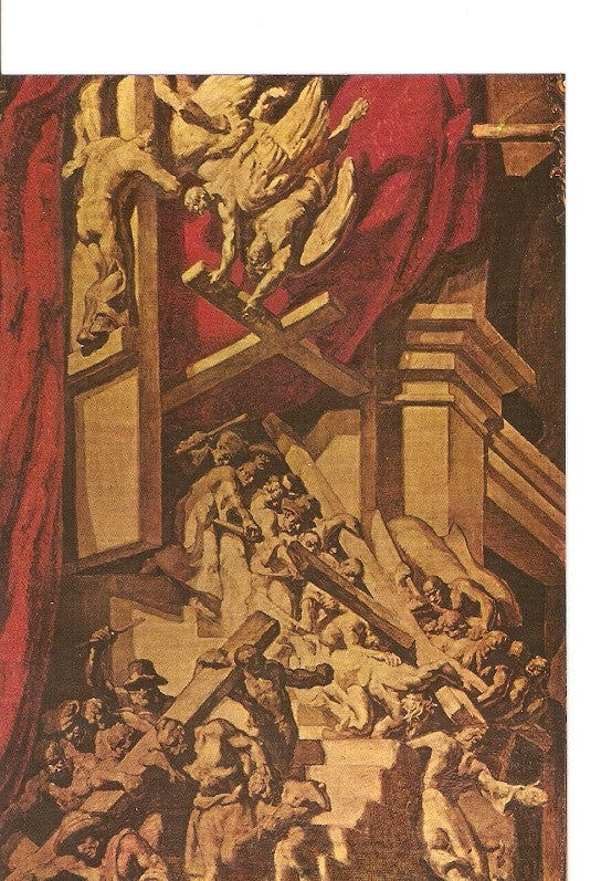 Postal 021067 : Jesus sale con la cruz a cuestas, Catedral Vich