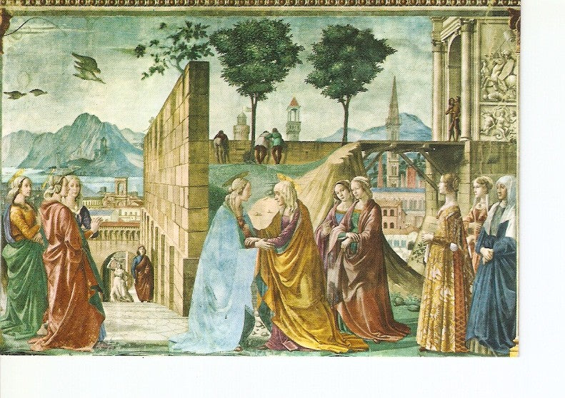 Postal 021081 : Visitation of the Vergin to S. Elisabeth
