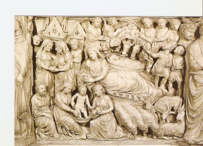 Postal 021200 : Visita-zione e Natività, Nicola Pisano