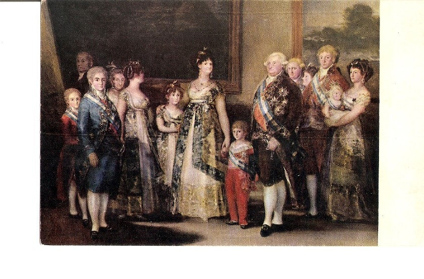 Postal 021202 : La familia de Carlos IV, Goya
