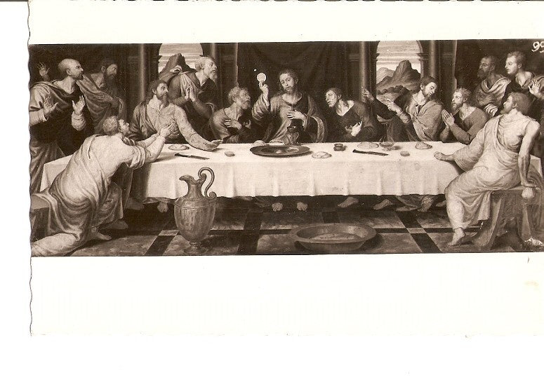 Postal 021295 : La Santa Cena (Juan de Juanes)