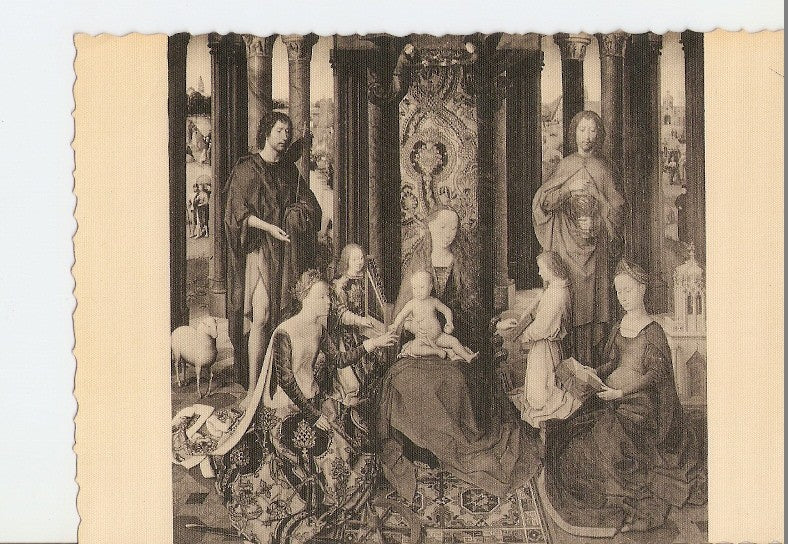 Postal 021299 : Mariage mystique de Sainte-Catherine, Hans Memling