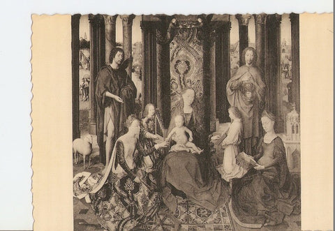 Postal 021299 : Mariage mystique de Sainte-Catherine, Hans Memling