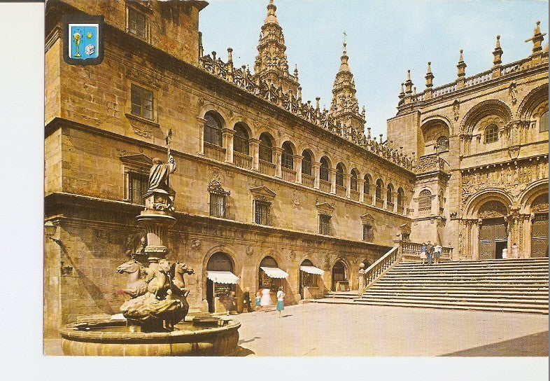 Postal 021308 : Plaza de las Platerias -  Santiago de Compostela