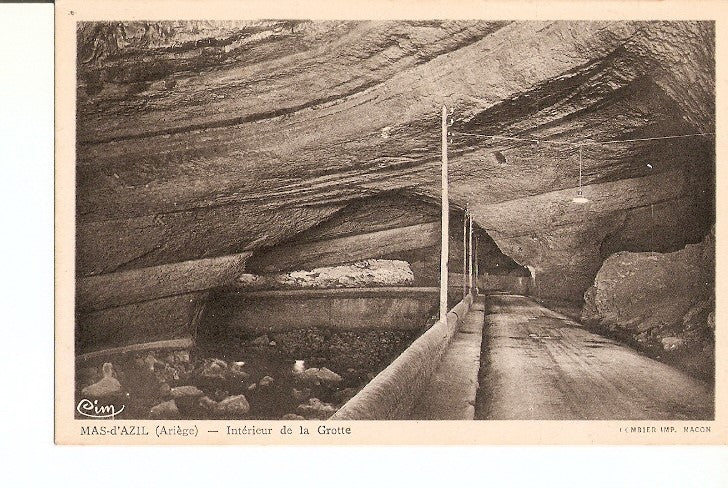 Postal 021347 : Grotte, Mas dAzil - Ariege