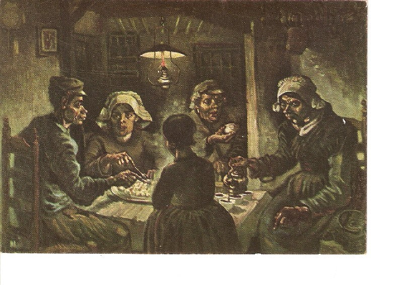 Postal 021349 : potato eaters, Vincent van Gogh