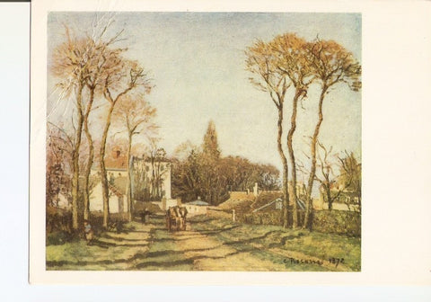 Postal 021350 : The village, Pissarro