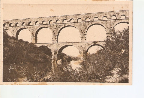 Postal 021363 : Le Pont du Gard, Nimes. La Doulce France