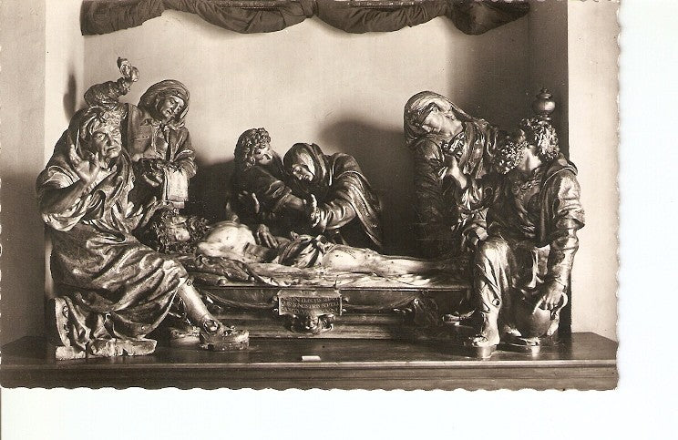 Postal 021372 : Escultura entierro de Cristo